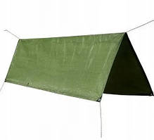 Тент тактичний MIL-TEC 480X600СМ ОЛИВА ABDECKPLANE PE 480X600 CM OLIV 14241401.solve