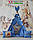 Вігвам для хлопчика Синій трактор з матрациком Бон Бон, фото 2