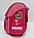 Рюкзак шкільний для дівчинки портфель до школи "Ведмедик" +мішок для взуття+пенал плоский, ортопедична спинка, фото 3