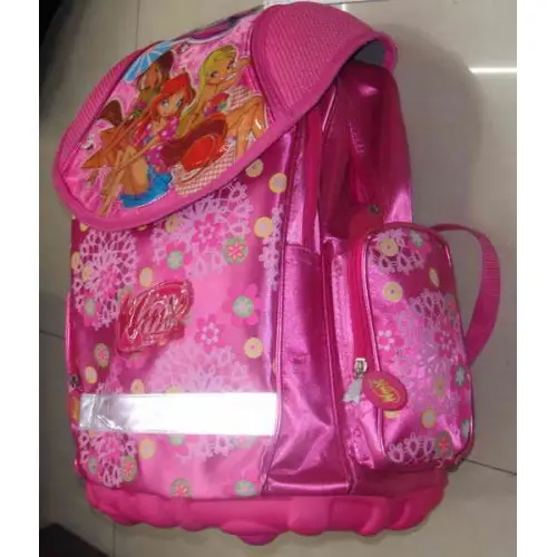 Шкільний рюкзак для дівчинки портфель в школу "Winx-3", посилена спинка, пластиковий піддон, світловідраж.