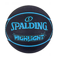 Мяч баскетбольный Highlight Spalding 84356Z размер 7, World-of-Toys