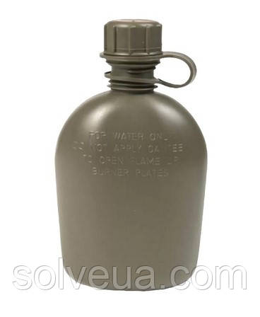 Фляга пластикова Mil-Tec ОЛИВА (14501001).solve