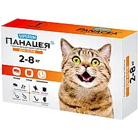 Противопаразитарные таблетки для кошек Superium Панацея, 2-8 кг, 1 шт.