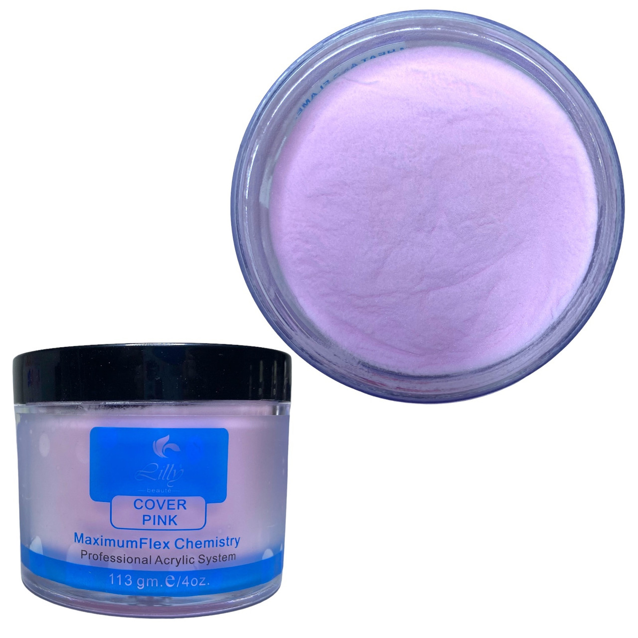 Акрилова пудра Lilly Beaute Сover Pink, прозоро-рожева, 113 г