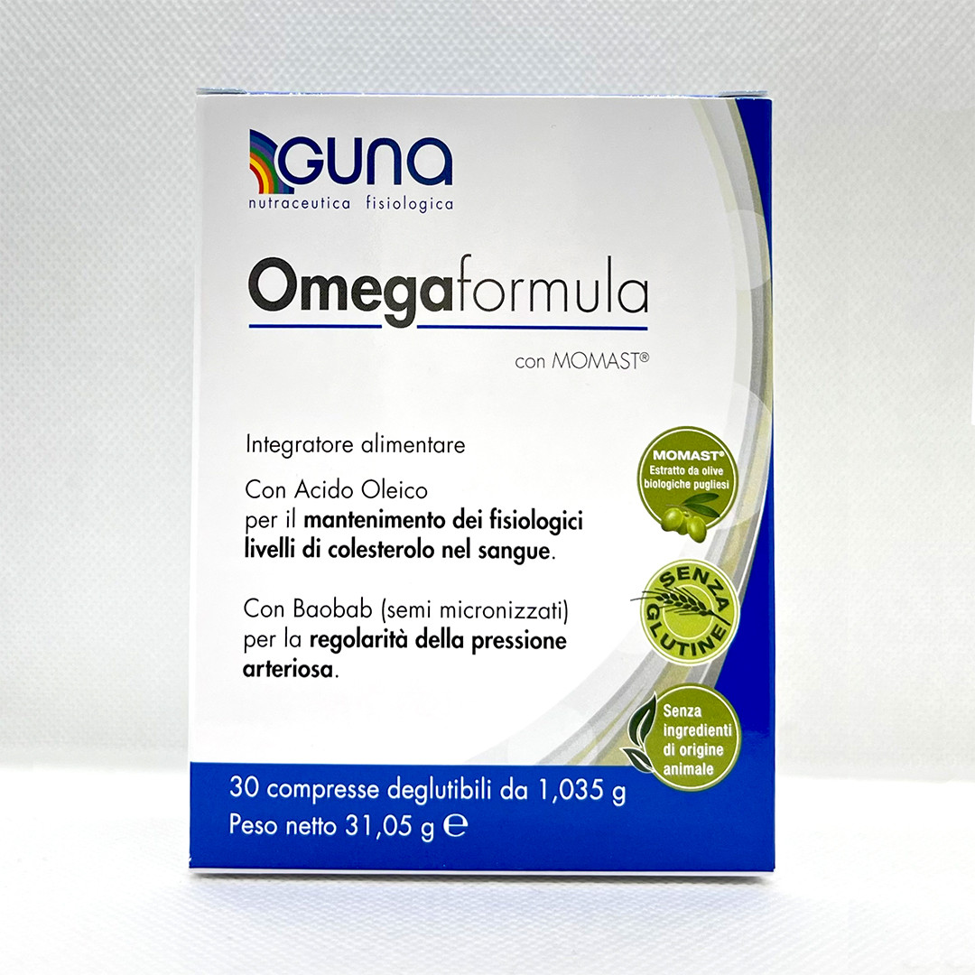 Omegarformula (GUNA, Італія) 30 табл 31 г Домішка для підтримки серцево-судинної системи та норми холестерину