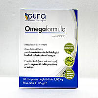 Omegaformula (GUNA, Италия) 30 табл 31 г Добавка для поддержки сердечно-сосудистой системы и нормы холестерина