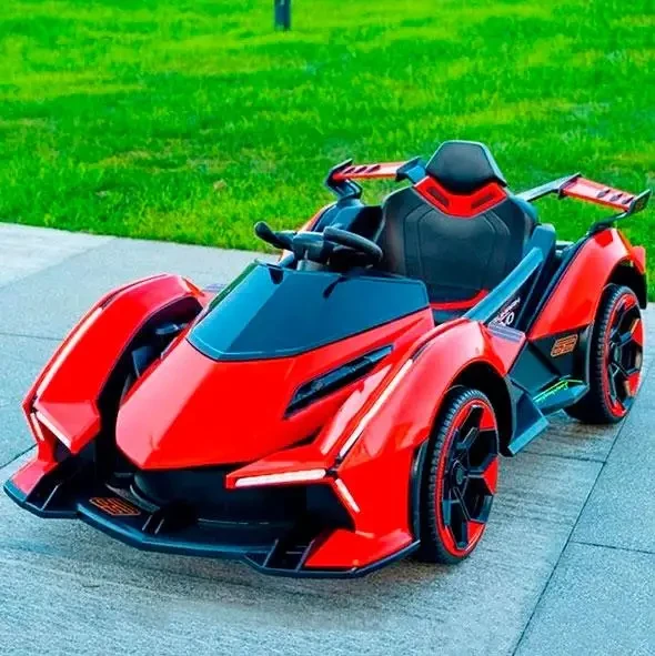 Дитячий електромобіль Lamborghini червоний на акумуляторі