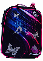 Рюкзак школьный для девочки портфель в школу "Метелики" Ортопедическая спинка, светоотражающие элементы