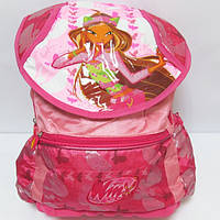 Рюкзак шкільний для дівчинки портфель до школи "вінкс", посилена спинка, пластиковий піддон