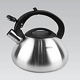Чайник зі свистком 3 л із неіржавкої сталі Maestro MR-1306 Чайник для індукційної плити Чайник, фото 9