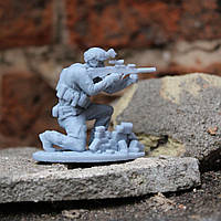 Статуетка колекційна Ліквідатор військовий снайпер фігурка з фотополімеру, антикваріат, декоративна для інтер'єру, ручна робота