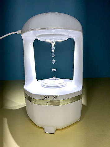 Антигравітаційний крапельний зволожувач повітря 500 мл "DROP HUMIDIFIER" MH-068, білий, фото 1