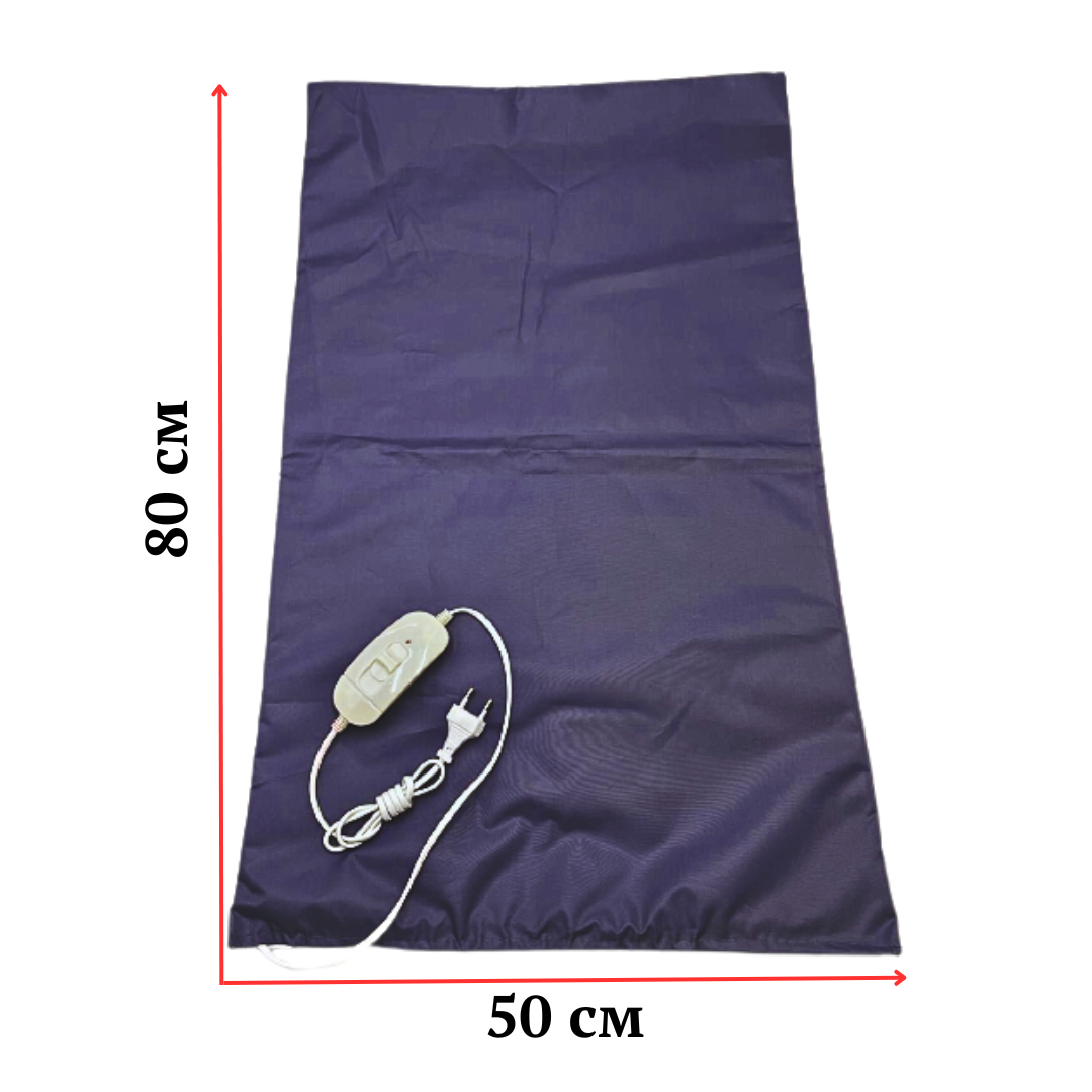 Электрогрелка, электрическая грелка Electric Blanket 80х50 см, Турция, 1 год гарантии Водонепроницаемый чехол - фото 2 - id-p1892819675