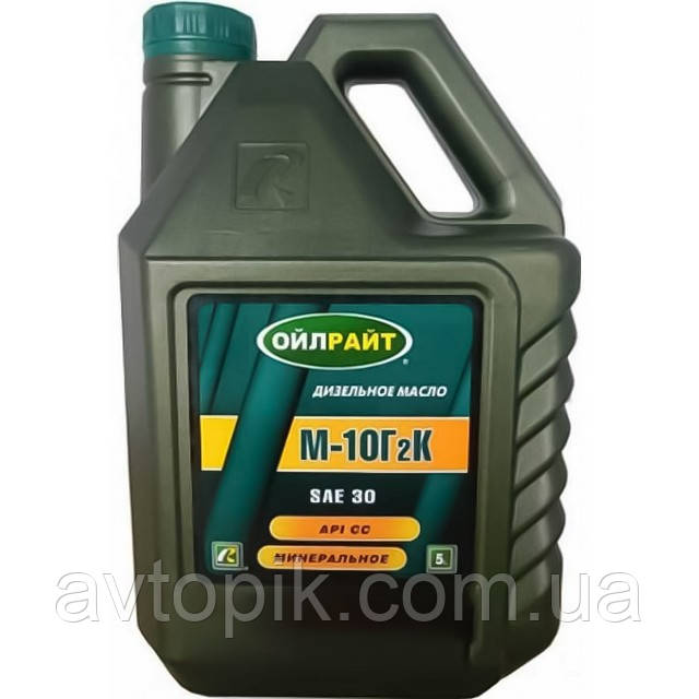 Моторне масло Oil Right М10Г2К CC SAE 30 (5л.)