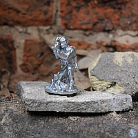 Статуетка колекційна Ліквідатор військовий снайпер фігурка з фотополімеру в хромі, антикваріат, декоративна для інтер'єру