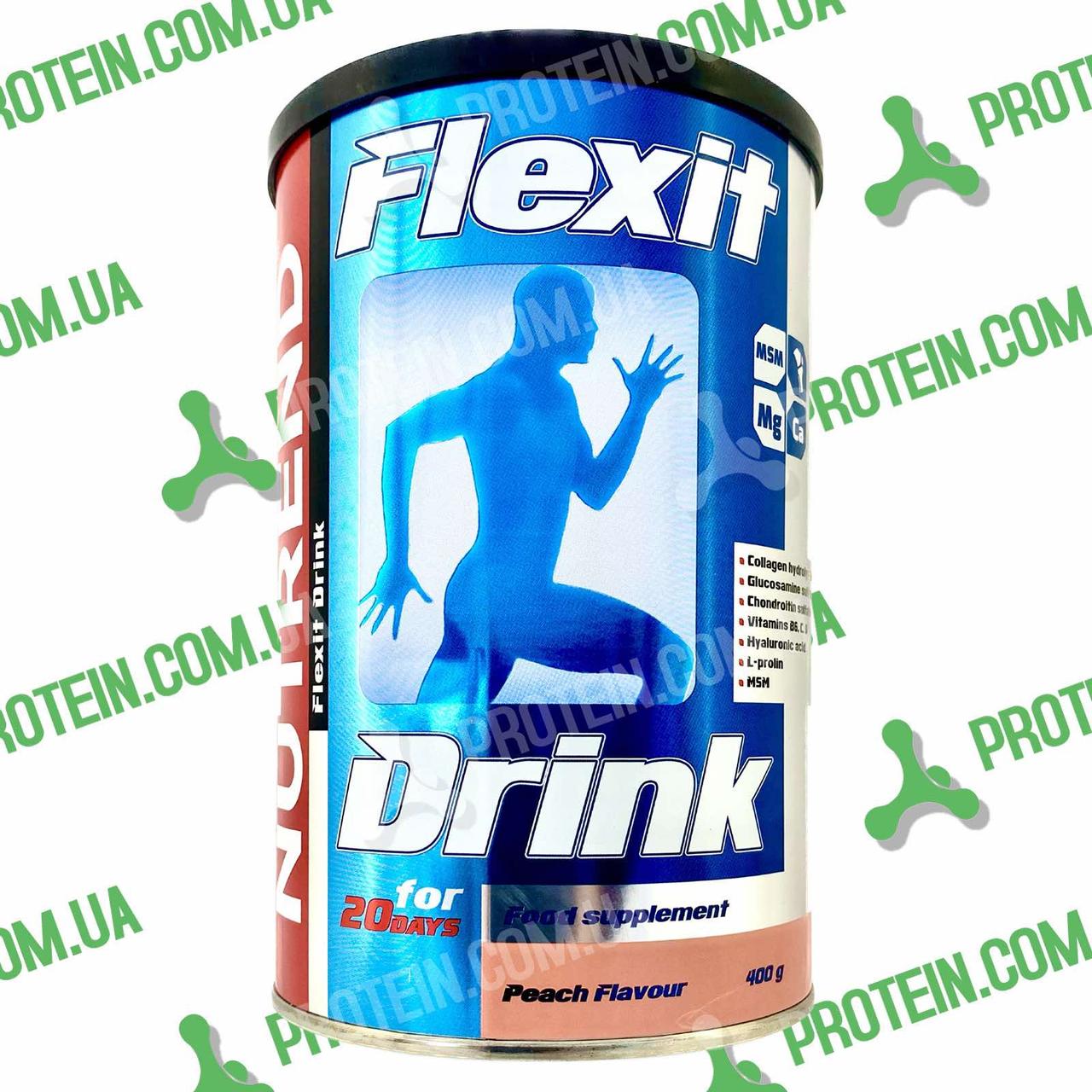 Хондропротектор з Колагеном Nutrend Flexit Drink 400 г Peach Персик
