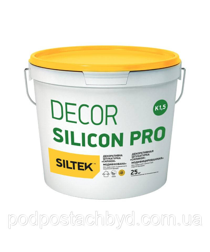 Decor Silicon Pro Силиконовая декоративная штукатурка Siltek - фото 1 - id-p1892835063