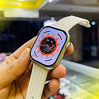 Cмарт часы Smart Watch HK9 Pro Max Amoled 45mm с украинским языком и функцией звонка Белые