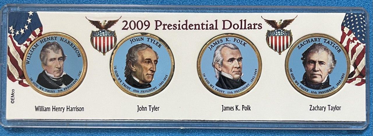 Набір монет США 2009 р. Кольорові Президенти