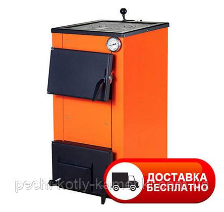 Твердопаливний котел "Maxiterm 10" з плитою 3 мм, фото 1