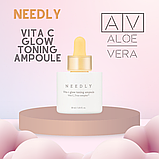 Тонізуюча сироватка з вітаміном С для сяяння шкіри Needly Vita C Glow Toning Ampoule 30 мл, фото 2