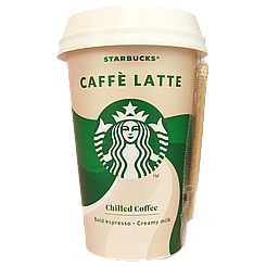 Холодна кава латте Старбакс Starbucks latte 220ml 10шт/ящ (Код: 00-00014658)