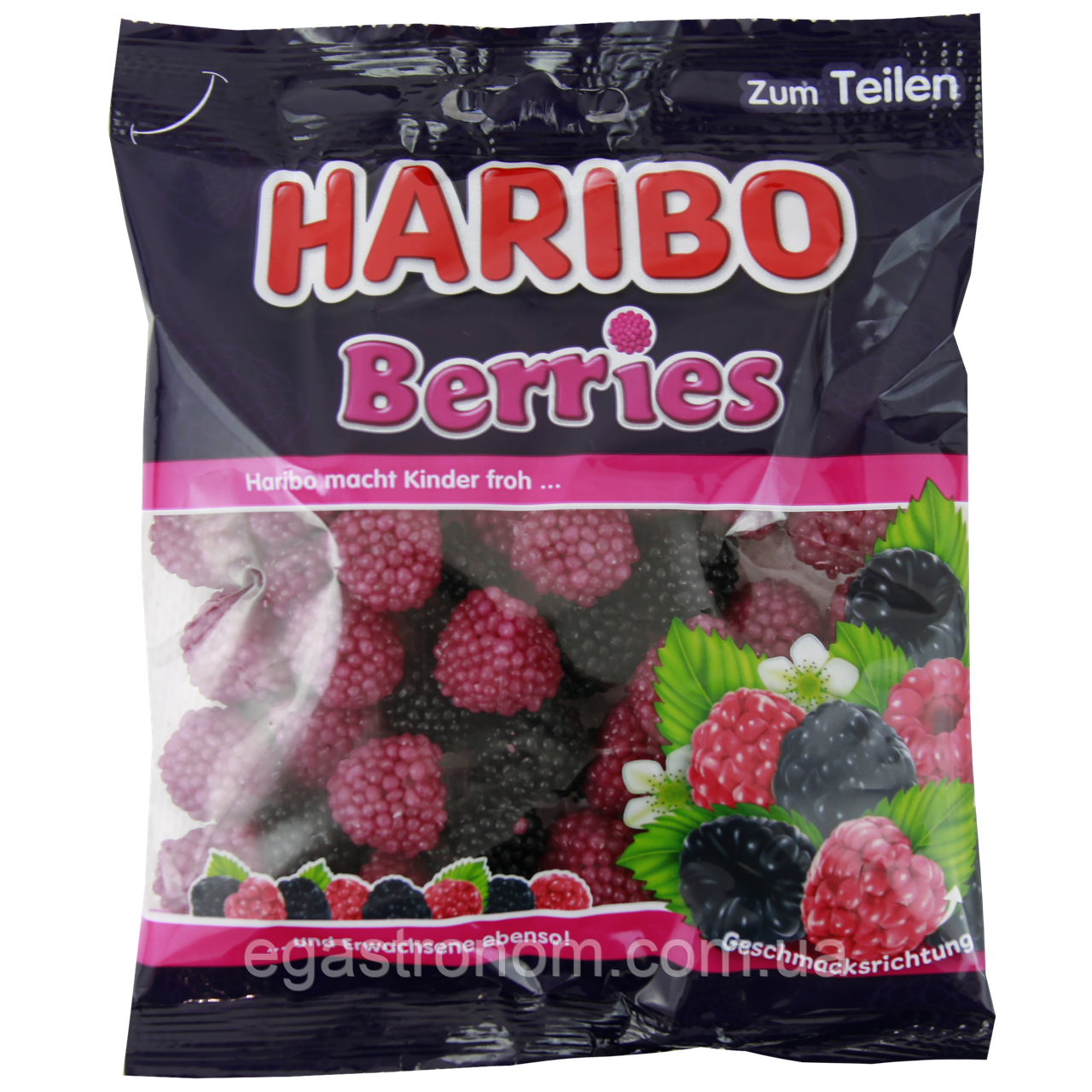 Желейки ягоди Харібо Haribo berries 175g 38шт/ящ (Код: 00-00014622)