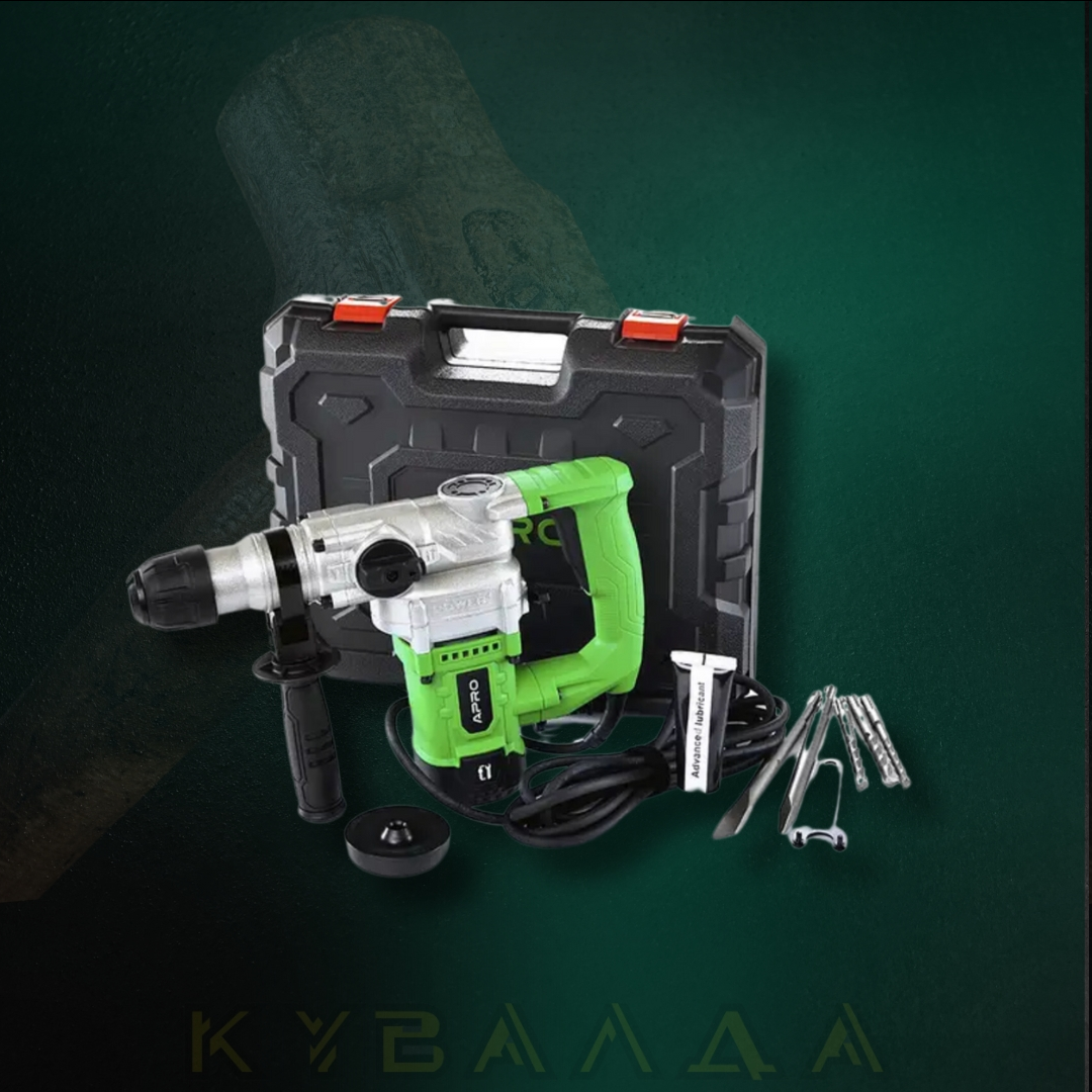 APRO Перфоратор бочковий 1900 H 7.5 Дж 1900В SDS+ кейс