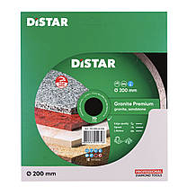 Круг алмазний відрізний Distar 1A1R 200x1,7x10x25,4 Granite Premium, фото 4