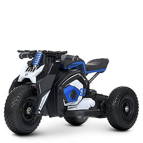 Дитячий мотоцикл триколісний (2 мотори 35W, 6V7AH, музика, світло, MP3, USB) Bambi M 4827EL-4 Синій