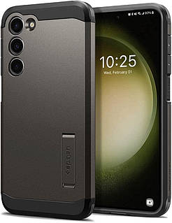Чохол Spigen для Samsung Galaxy S23 - Tough Armor, Gunmetal (ACS05719)