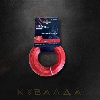 ULTRA Ліска для тримера Зірка Ø2.7мм 15м