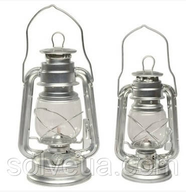 Гасова лампа ліхтар Mil-Tec 23 см. - silver 14961000.solve
