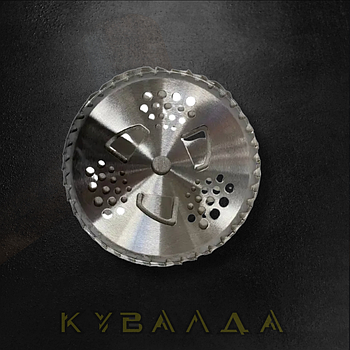 REVOLT Ніж для тримера з победіт. 255*25 мм*40Т (+3 відсікачі, бірюзове покриття)