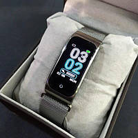 Смарт-часы Smart Mioband PRO Silver, умные женские часы, смарт часы женские Smart Mioband PRO