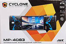 Автомобільний мультимедійний комплекс Cyclone MP-4083 Автомагнітола 1 Din з екраном Bluetooth