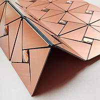 Алюмінієві панелі Мідна зі стразами 300х300х3мм 3Д-панелі стінові плитка металева для стін під мідь