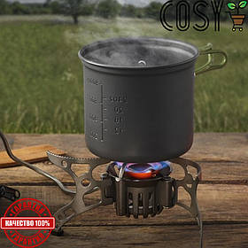 Мультипаливний туретичний портативний пальник BRS-8A. Для туристів і військових. ( вага — 501 грам. )