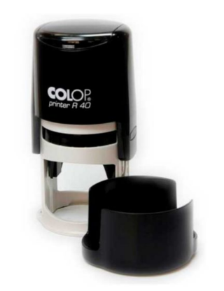 Оснастка (БЕЗ КЛІШЕ) автоматична для круглої печатка 40 мм Colop Printer R40, Чорна