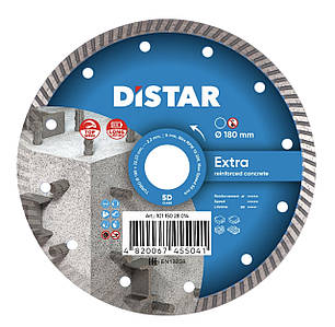 Круг алмазний відрізний Distar 1A1R Turbo 180x2,4x9x22,23 Extra, фото 1