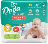 Dada Extra Soft Трусики-підгузки 3 (6-11кг) 34шт Midi