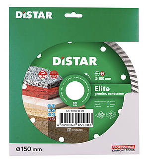 Круг алмазний відрізний Distar 1A1R Turbo 150x2,2x9x22,23 Elite, фото 4