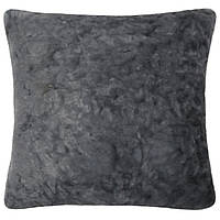 Подушка плюшевая 50х50 см серая