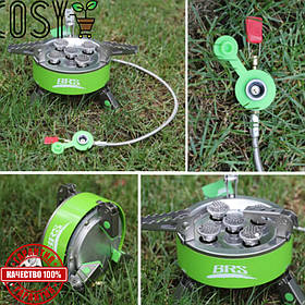 Портативний газовий пальник для приготування їжі на природі BRS-80. ( важить 1,85 кілограма).