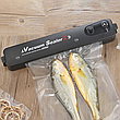 Вакууматор для продуктів 90 Вт, Vacuum Sealer + Подарунок Пакети в рулоні 5 м х 25 см, фото 3