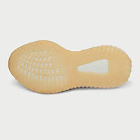 Пудрові жіночі кроссівки Adidas Yeezy 350 Synth. Світлі кросси для дівчат Адідас Ізі 350., фото 3