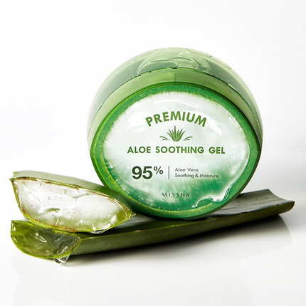 MISSHA Premium Cica Aloe Soothing Gel Заспокійливий гель з алое та центелою, 300 мл. До 12/2025