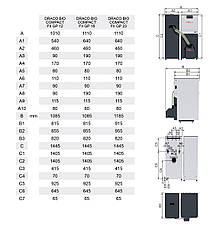 Сталевий одноконтурий котел з автоматичним пелетним пальником Draco Bio Compact FII GP 12, фото 2