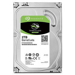 Новий жорсткий диск 3.5" 2 TB Seagate BarraCuda, SATA3, 256Mb, 7200 rpm (ST2000DM008)