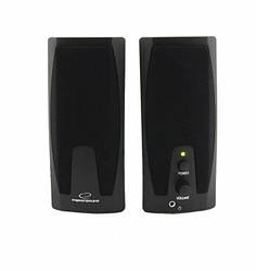 Колонки 2.0 Esperanza "Giocoso", Black, 2 x 3 Вт
